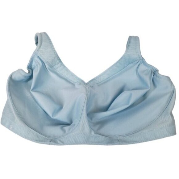 Glamorise Magic Lift Seamless Sport Bra Baby Blue 48G - Picture 10 of 10
